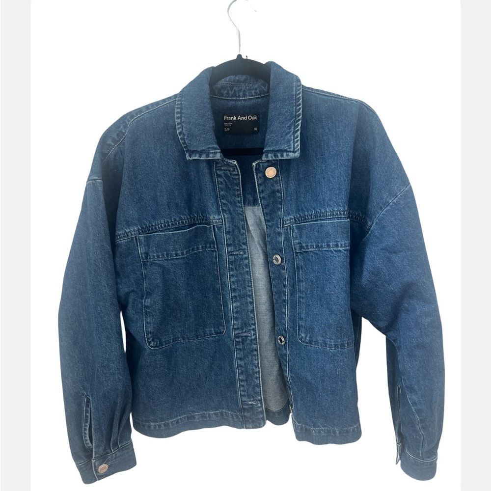 Frank and Oak NWOT Women's Blue Denim Jacket (S)